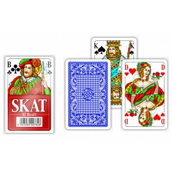 Modiano Skat žaidimų kortos (mėlynos)